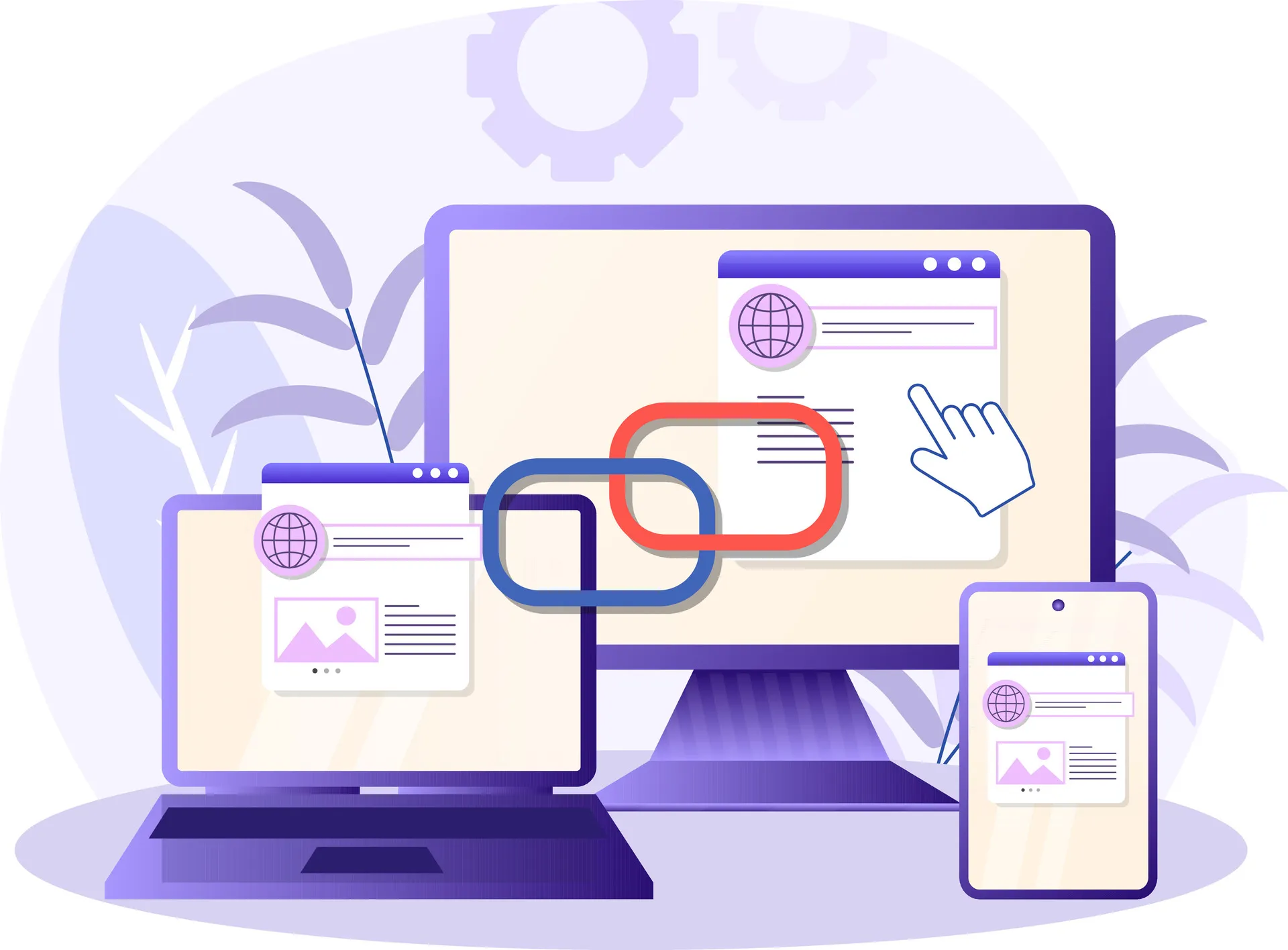 Illustration zur Keyword-Recherche und Suchintention mit Fokus auf relevante Suchbegriffe, Zielgruppen und SEO-Potenziale für Biel.